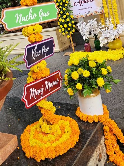 Vibrant Mehendi & Haldi Celebrations photo 6