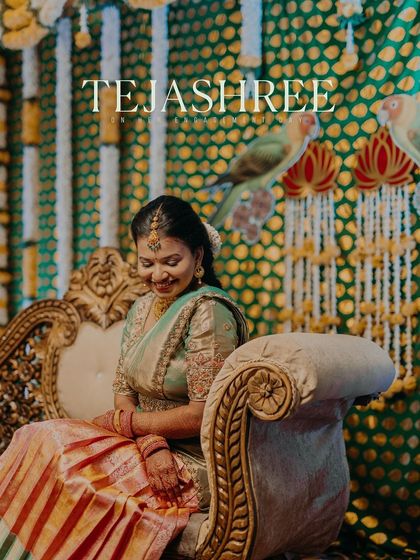 A duplicate of ID 36, this portrait shows a bride looking elegant on her engagement day.