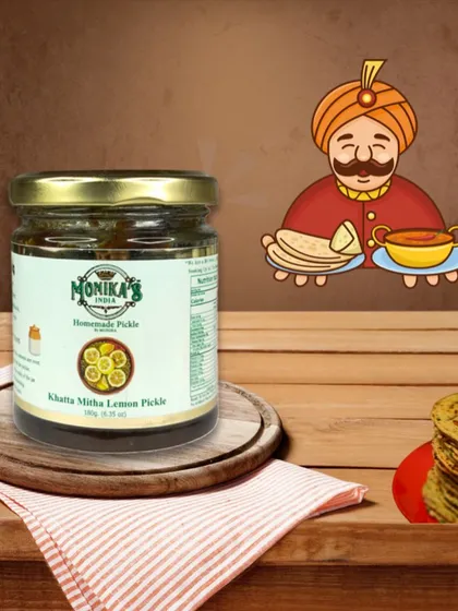 My Khatta Mitha Lemon Pickle is the perfect partner for your daily meals, adding that essential sweet and tangy flavour that elevates every dish.