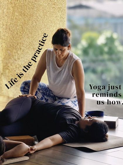 Life itself is the ultimate practice. Yoga is simply a tool that reminds us how to live with awareness, intention, and grace.