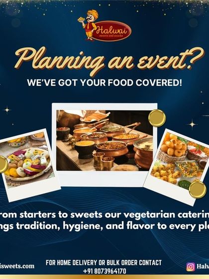 Planning an event? We have got your food covered. From starters to sweets, our vegetarian catering brings tradition, hygiene, and flavor to every single plate.