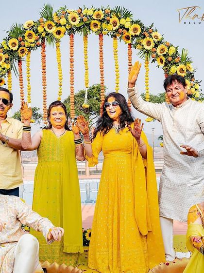 Vibrant Haldi & Mehendi Celebrations photo 16