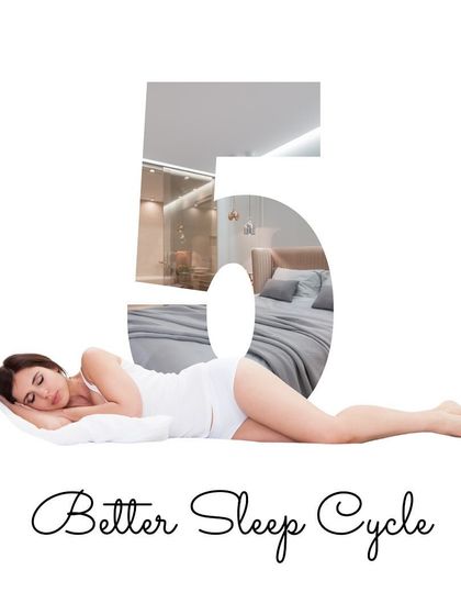 Tip 5: Get a better sleep cycle. Aim for 7-8 hours of quality sleep each night to improve your energy, focus, and immunity.