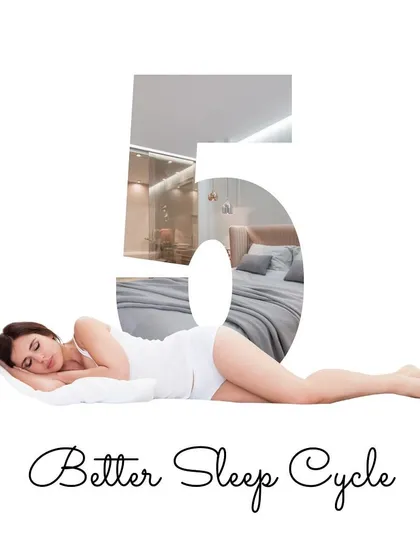 Step 5: Get a better sleep cycle. Aiming for 7-8 hours of quality sleep each night is essential for improving energy, focus, and immunity.