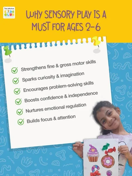 Sensory play is a must for young children. It strengthens motor skills, sparks imagination, encourages problem-solving, and builds focus, all through hands-on, screen-free exploration.