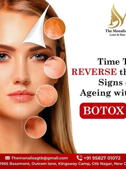 It's time to reverse the signs of aging with Botox. This treatment effectively decreases the appearance of wrinkles and fine lines by targeting the underlying muscles, revealing smoother, younger-looking skin.