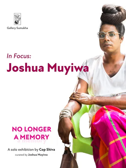 An 'In Focus' post highlighting the curator for 'No Longer A Memory', Joshua Muyiwa. I believe in giving credit to the collaborative nature of curating.