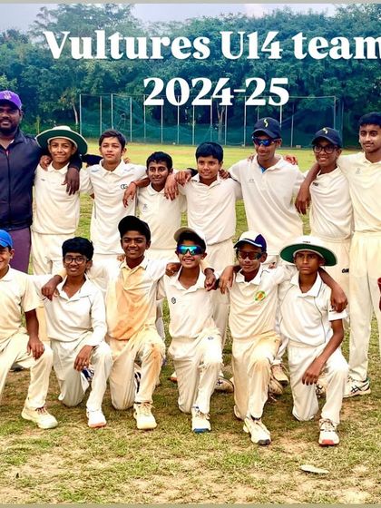 The Vultures U14 team for the 2024-25 season. Being part of a team teaches young athletes invaluable lessons about collaboration, discipline, and sportsmanship.