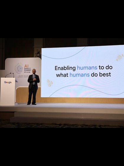 A keynote presentation at the Google AI Impact Summit. We managed the complete show execution, including content and FOH management, to deliver a premium, insight-driven experience for industry leaders.
