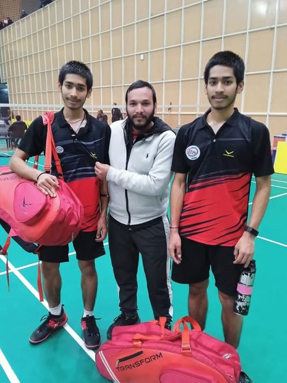 **Delhi State Champions 2023.** Our Delhi state champions with their coach, a proud moment celebrating their victory in a highly competitive region.