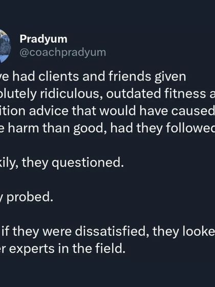 Pradyum - Personalized Strength Training Debunking Fitness Bullshit photo 21