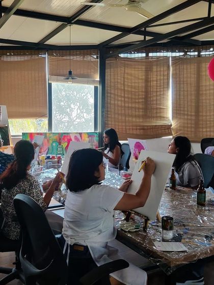 Paint Bar - Public Art Workshops & Experiences Unique Painting Techniques photo 6