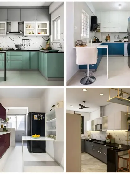 Here you can see a collection of our compact kitchen designs, perfect for apartments. We use clever layouts, including small breakfast bars and integrated storage, to make the most of every square foot.