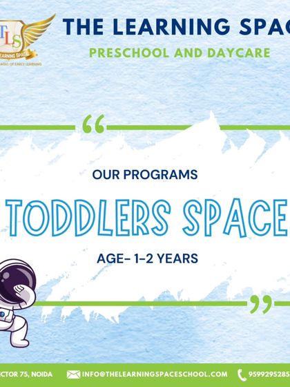 Our Toddlers Space program is the first step in a lifelong journey of learning. We provide a safe and stimulating space for our youngest learners to explore and grow.