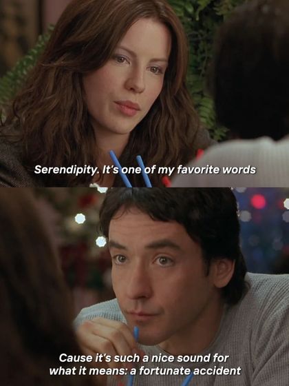 Serendipity: a fortunate accident. This word perfectly describes the charming love story in the movie of the same name.