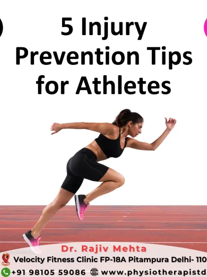 For athletes, injury prevention is everything. My top tips include addressing biomechanical issues, strengthening the core, and improving flexibility through a guided physiotherapy plan.