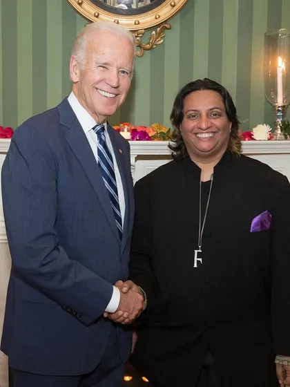 Attending a Diwali celebration at the White House with President Joe Biden. Being invited to these spaces is a recognition of the cultural work our community has been doing for decades, bringing our sounds and stories to the forefront.