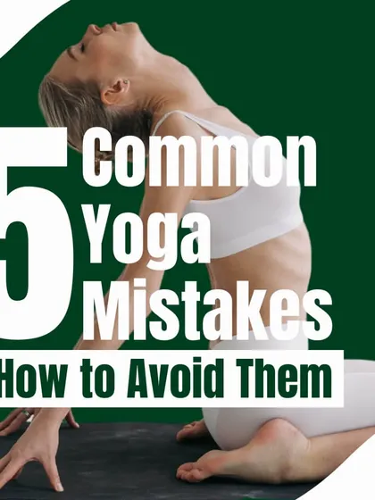 This graphic explains one of the most common yoga mistakes: incorrect posture and how to avoid it. My classes focus on building a strong foundation with proper alignment.