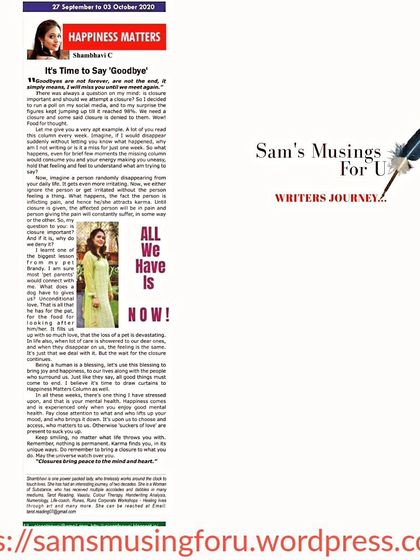 Shambhavi - Workshops & Public Speaking Words of Wisdom: My Books & Columns photo 11