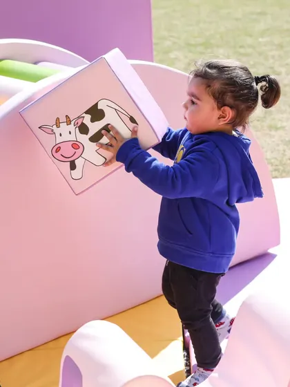 Our soft animal blocks are great for learning and creative play, helping kids recognize different animals.