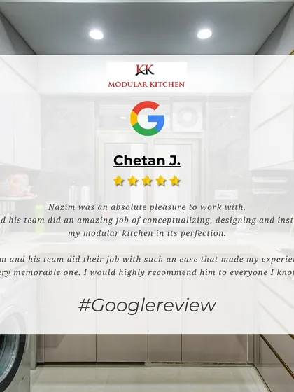 Another 5-star review from a happy client, Chetan J. He highlights the ease of the process and the amazing job our team did from concept to installation. We are grateful for the high recommendation.