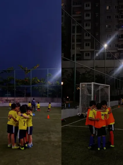 This is what unity looks like. We teach our players that teamwork is everything, building a strong huddle and team spirit that extends beyond the training ground.