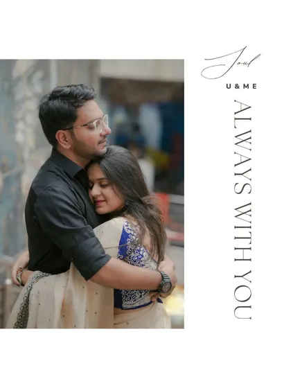 A tender embrace during a pre-wedding shoot in Bangalore. This image showcases my ability to create soft, romantic portraits that feel personal and heartfelt.
