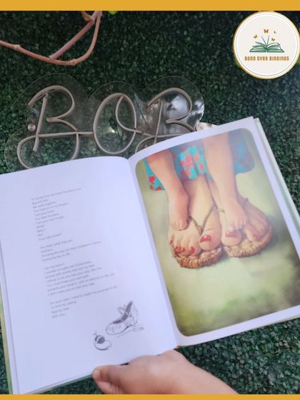 The inverse writing and poignant illustrations in "Ma" create a moment of pause, perfectly capturing the quiet, powerful emotions of motherhood.