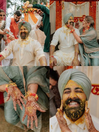 Vibrant Haldi & Mehendi Moments photo 17