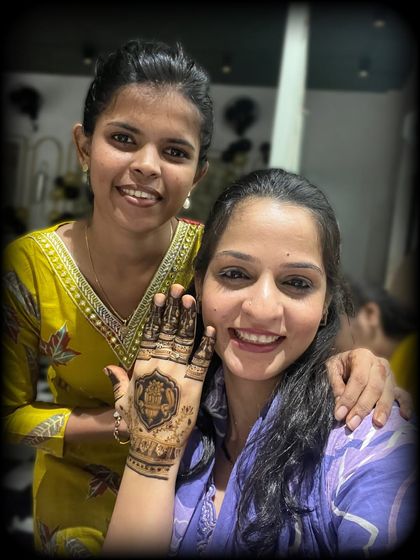 A happy student and I after a session on creating simple, elegant designs. Even minimal designs require great skill and precision.