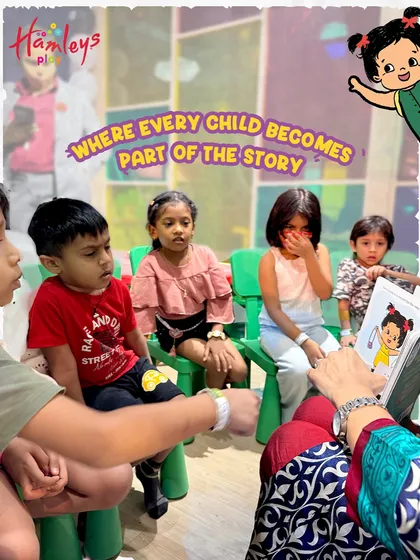 Shhh, the story is starting! I love watching little imaginations light up during our interactive storytelling sessions. We don't just read books; we jump into them with puppets, music, and lots of giggles.