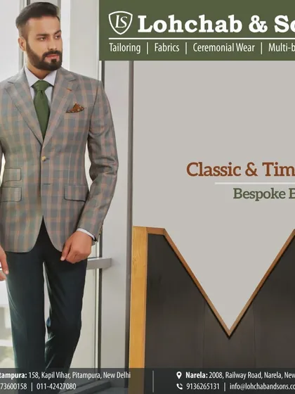 A timeless bespoke blazer is a wardrobe essential. This checked grey and brown blazer is versatile enough for both business meetings and social events, tailored to provide a perfect fit over the shoulders and chest.