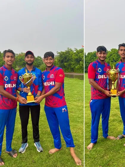 Congratulations to our champions, Sunny and Chandan, after winning the Delhi vs Chennai ODI match.