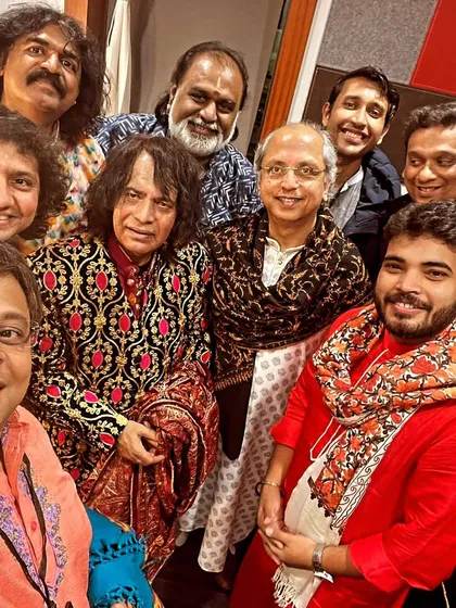 A selfie with some of the greatest musicians of our time. I am humbled to be in their company.