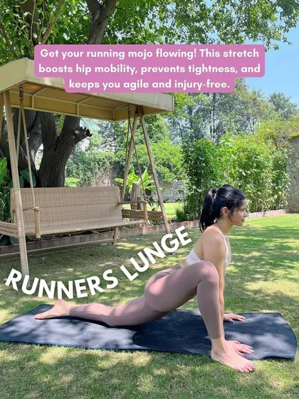 Boost your running performance and prevent injury with the runner's lunge. This stretch improves hip mobility and keeps you agile by targeting key muscles used in running and explosive movements.