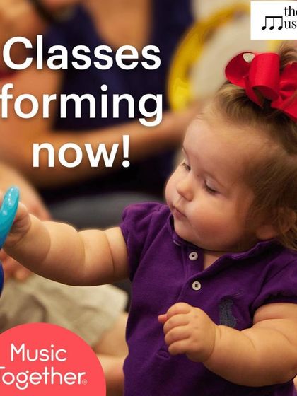 Classes are forming now. Don't miss your chance to sign up for a session of musical fun and bonding with your little one.