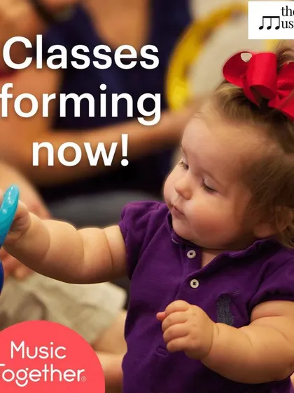 Classes are forming now. Don't miss your chance to sign up for a session of musical fun and bonding with your little one.