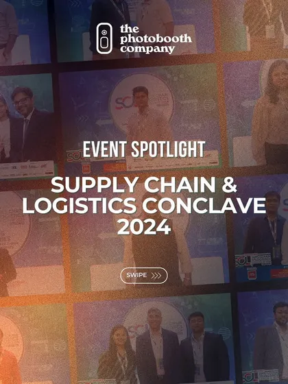 An event spotlight graphic for the Supply Chain & Logistics Conclave. We cater to a wide range of corporate sectors, providing a customized experience for each.