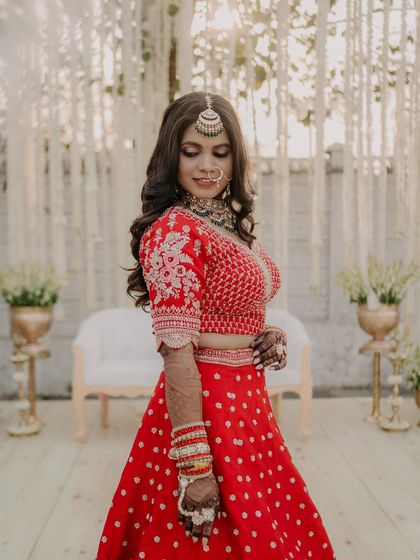 Timeless Red Lehenga Brides photo 20