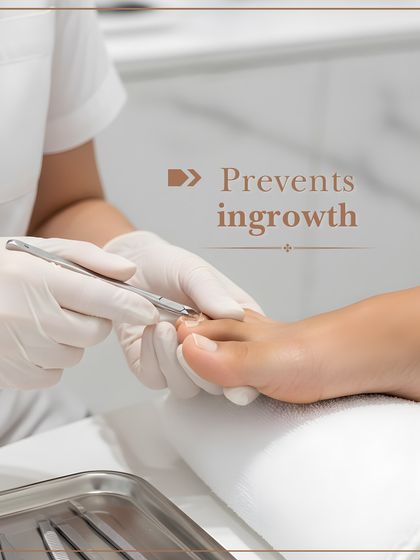 Proper nail care during a pedicure is crucial for preventing painful ingrown toenails. I use professional tools and techniques to ensure your nails are trimmed and filed correctly.