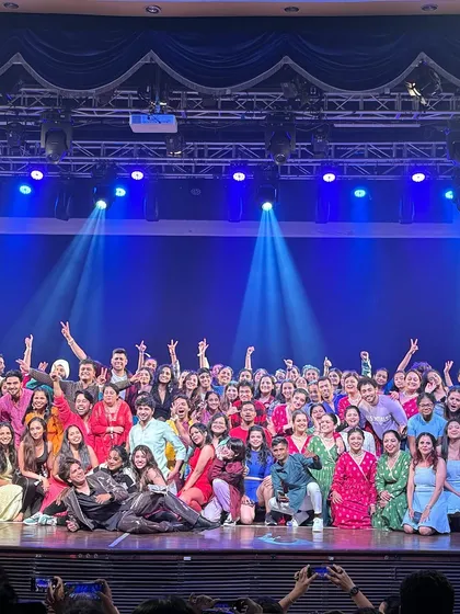 The entire 'Manch 24' family on one stage. This photo represents the culmination of months of hard work, dedication, and the amazing community we've built at Tarang Studio.