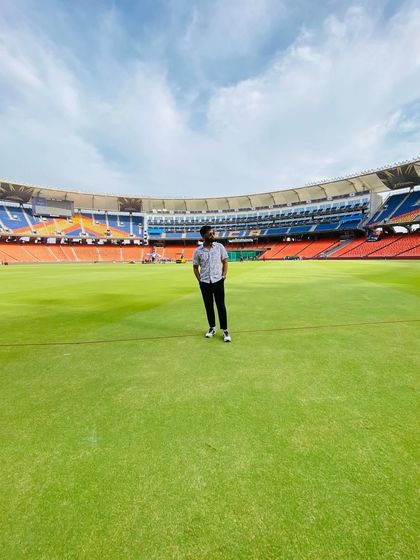 The sheer scale of a world-class cricket stadium. It's an inspiring workplace and a constant motivation to help athletes perform on the grandest stages.