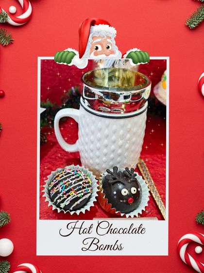 Warm up your winter nights with our fun and delicious Hot Chocolate Bombs. Just drop one into a mug of hot milk and watch it melt to reveal marshmallows and cocoa, creating a perfect cup of hot chocolate.