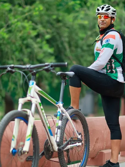 Another shot of our inspiring captain. His dedication to cycling and to the club is truly remarkable.