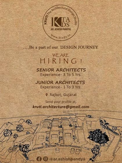 KTADS in Rajkot is hiring for multiple roles.