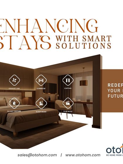 Our smart solutions are designed to enhance every moment of a guest's stay. With preset modes like 'Sleep Mode' or 'Film Mode', guests can instantly create the perfect ambiance for any activity.