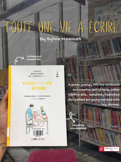 'Toute une vie à écrire' by Sylvie Neeman offers a poetic journey into the creative soul of a Swiss writer. We stock titles like this to inspire readers of all ages.