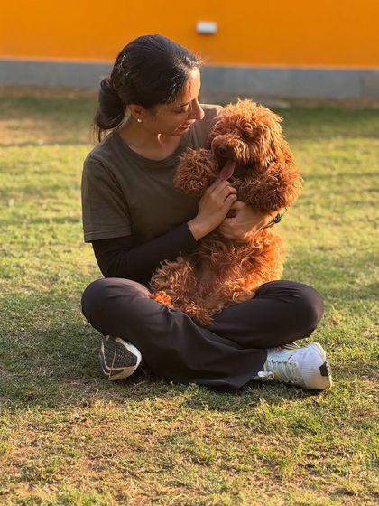 Pablo looking up with so much love. It's a link to paradise.