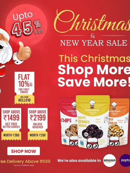 This Christmas, shop more and save more with our festive sale. It's the perfect time to stock up on healthy treats for your family or find the perfect gift for your loved ones.
