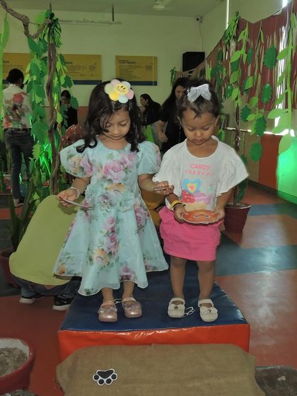 Welcome to "Jungle Joyland"! Our theme-based events transform the school into a world of imagination, where students learn about different environments through immersive play and adventure.